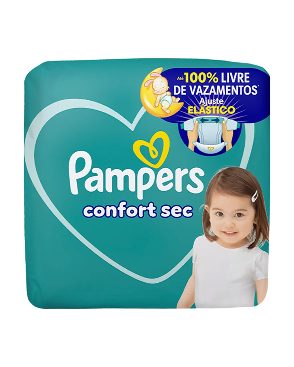 Embalagem de Pampers Confort Sec, foto da marca